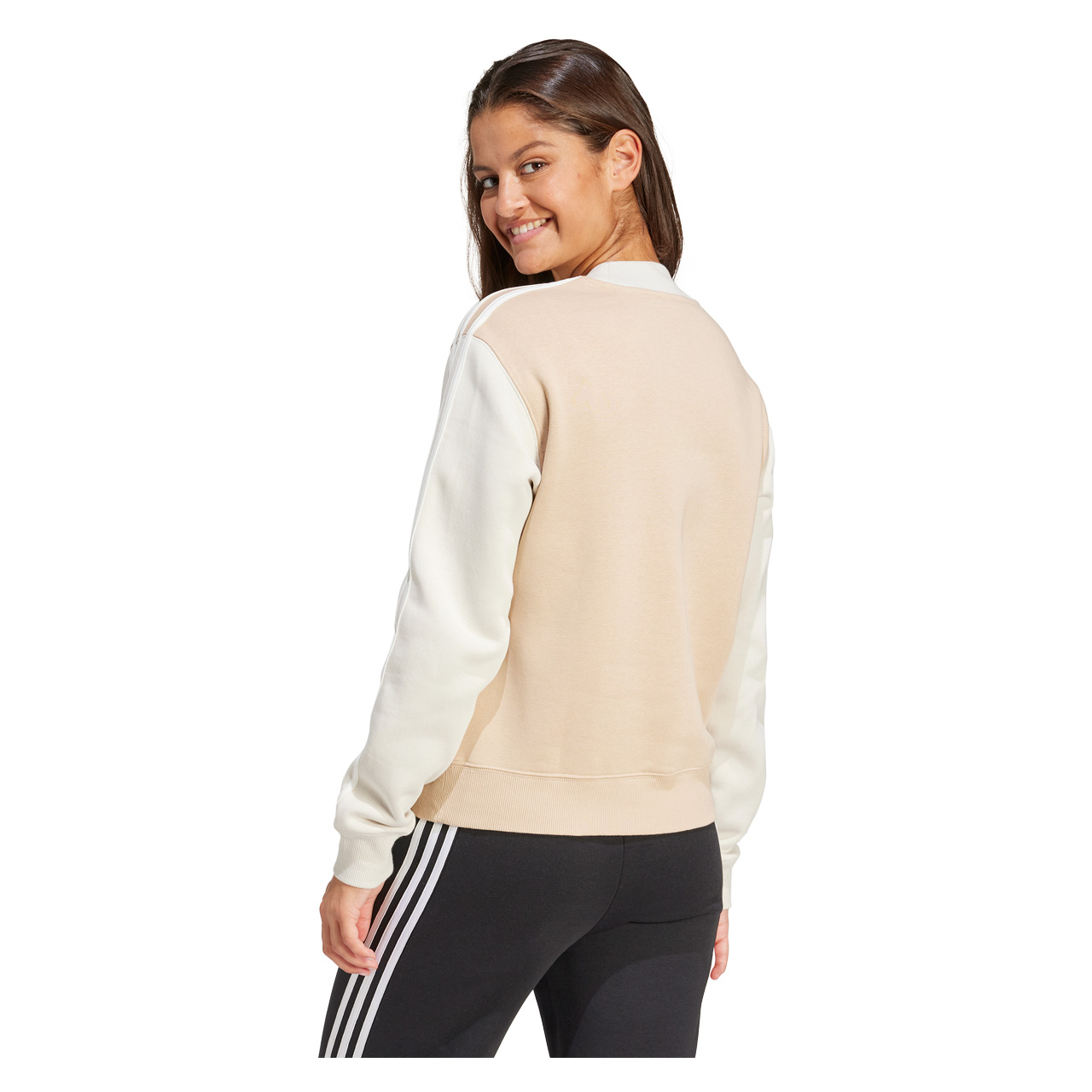 Damen Sweatshirt Essentials 3-Streifen Half-Neck