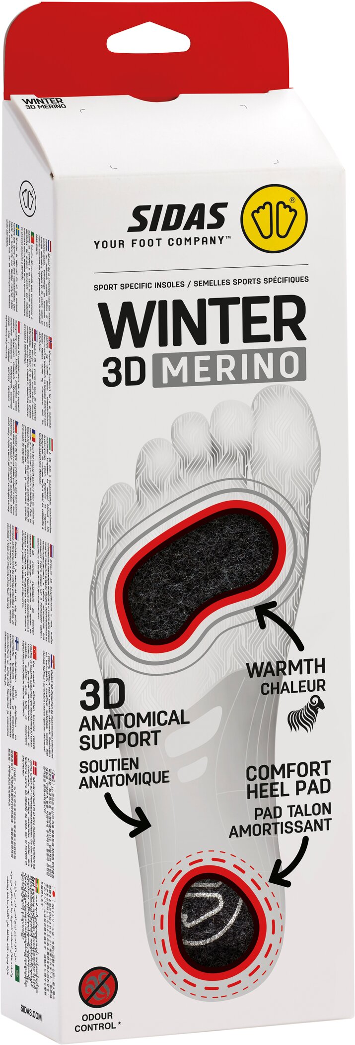 Einlegesohle Winter 3D Merino 