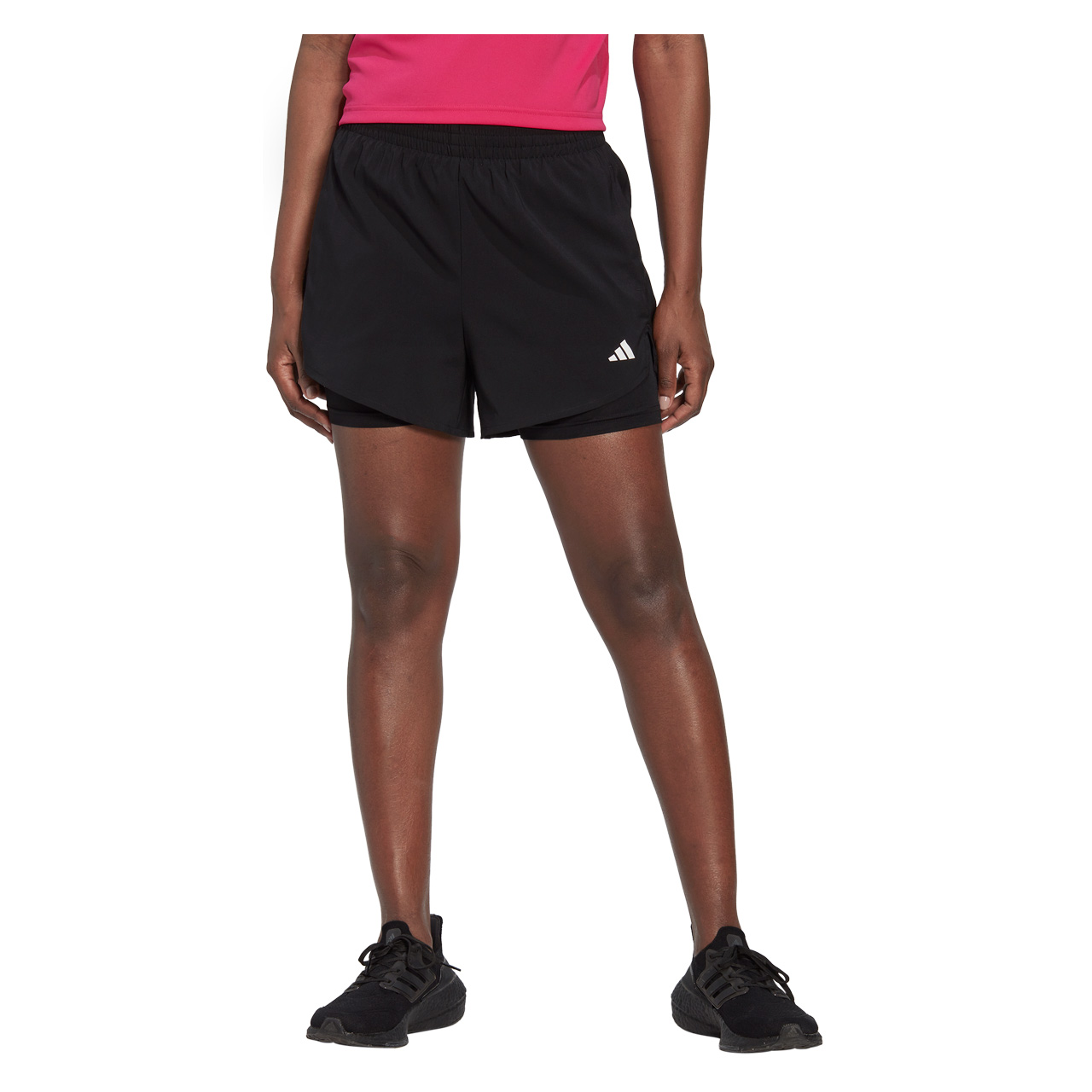Damen Shorts Aeroready Made for Training Minimal Two-in-One