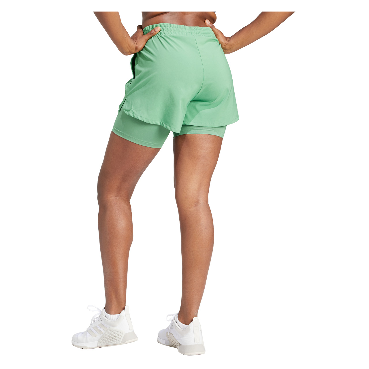 Damen Shorts Made for Training Minimal Two-in-One