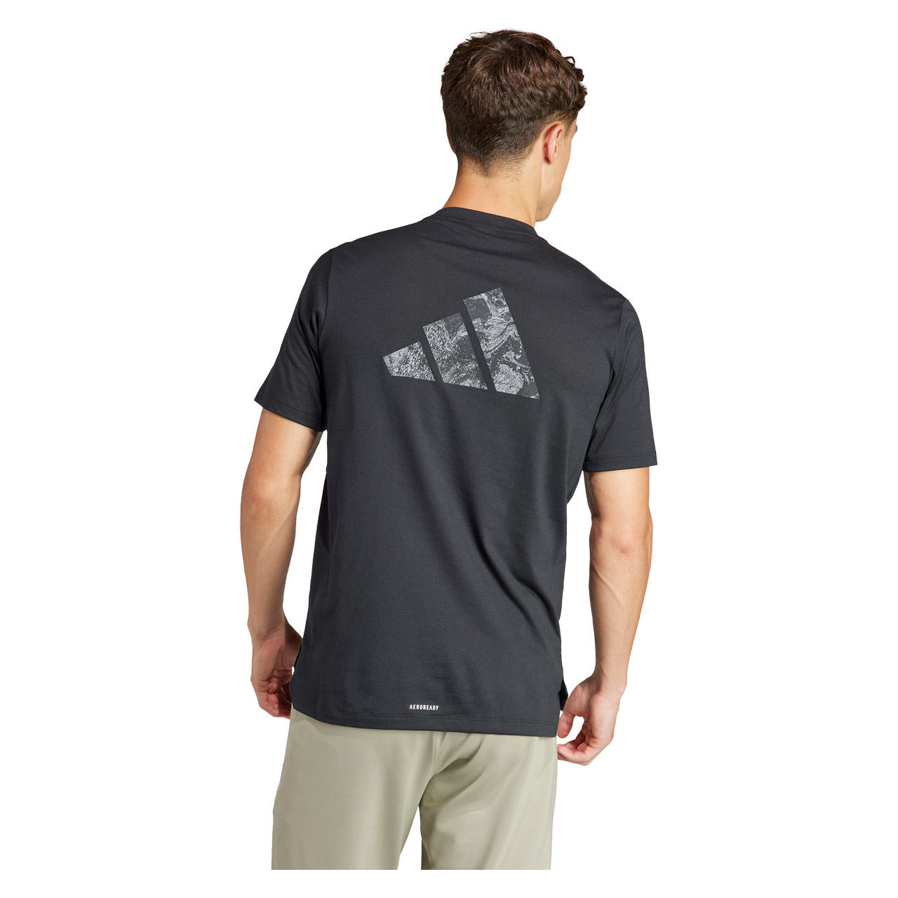 Herren T-Shirt Workout Logo