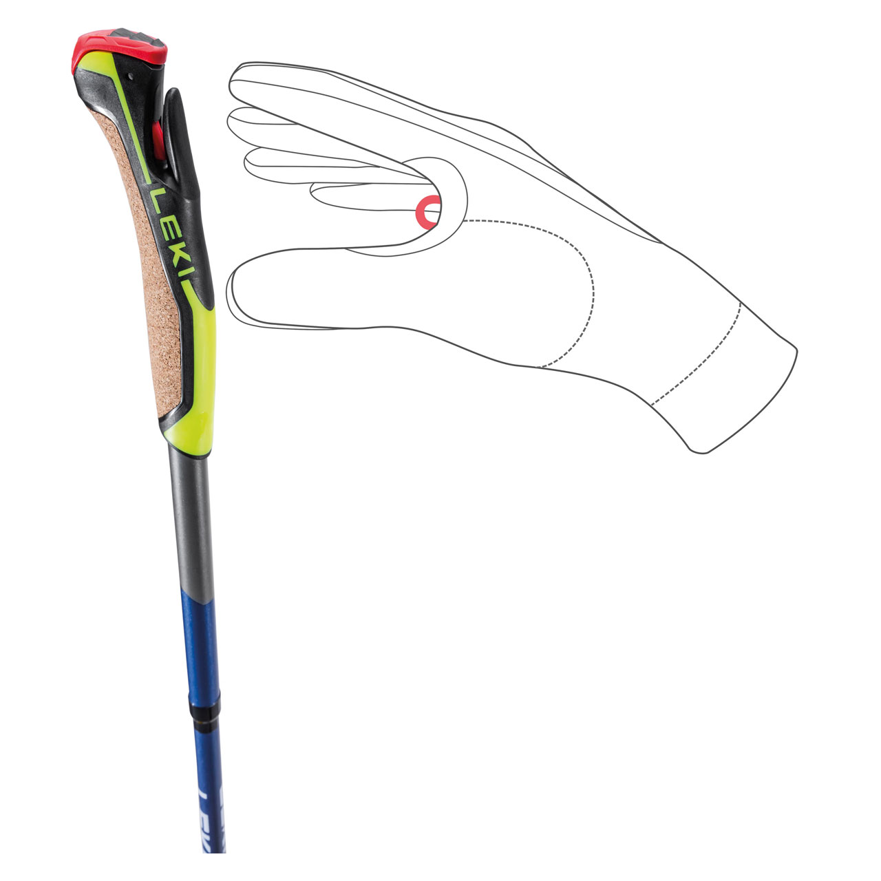 Nordic Walking Stock Traveller FX.One Carbon 