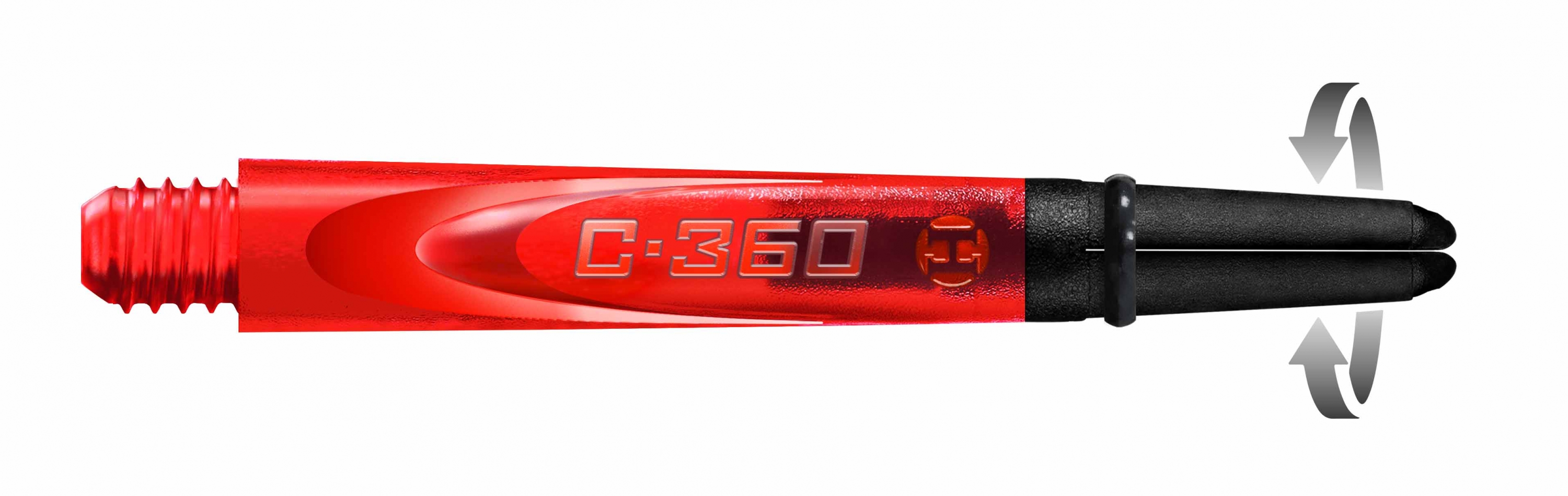 Dart Shaft Carbon 360 Red Midi