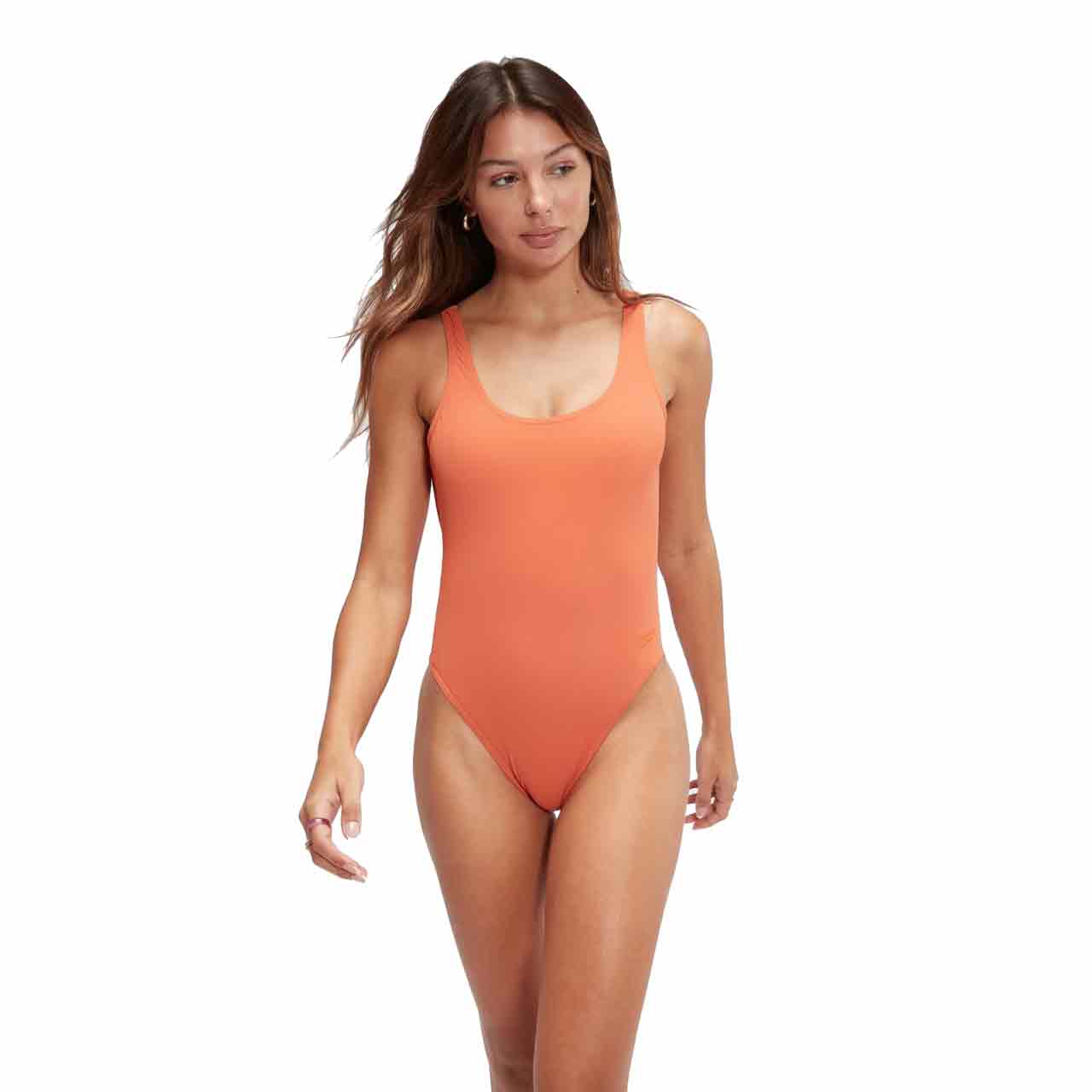 Damen Badeanzug mit tiefem U-Rückenausschnitt