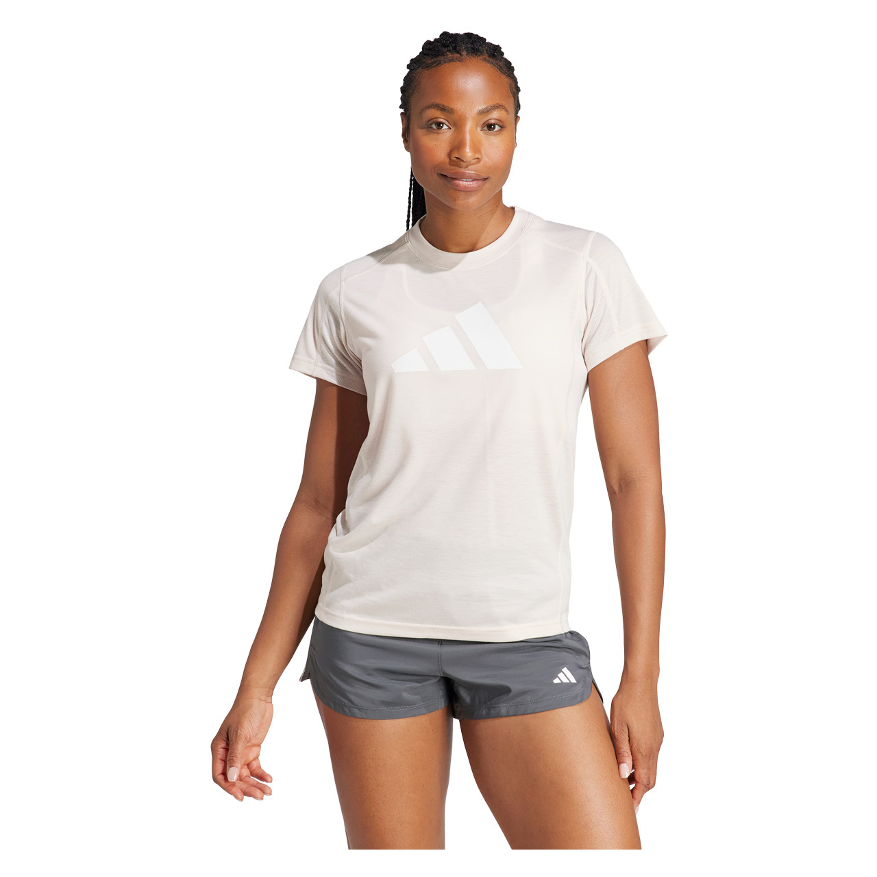 Damen T-Shirt Train Essentials Big Performance Logo Training